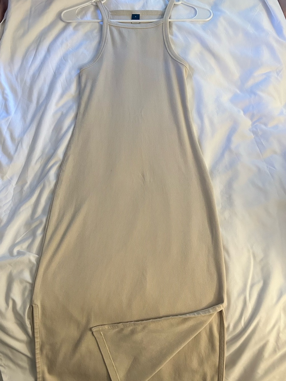 Old Navy Beige Maxi Tank Dress